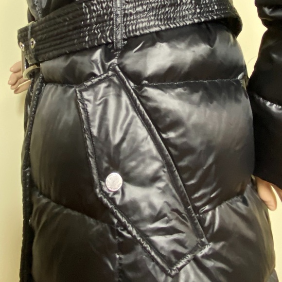 🎄 Santa’s Special 🎁 Michael Kors Faux-Fur Hooded Down Puffer Blac HO19 - Picture 7 of 14